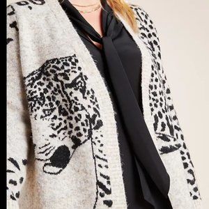 Anthropologie Lucerne Tiger Cardigan